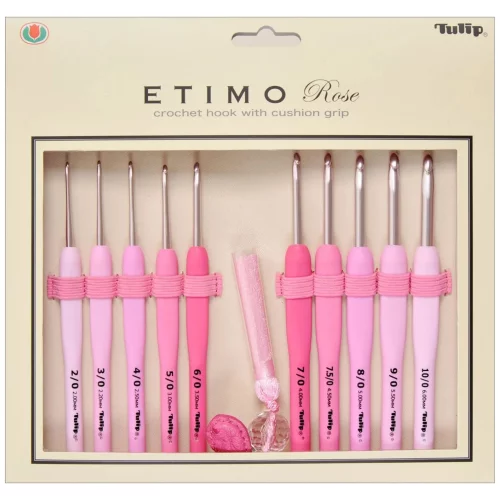Tulip ETIMO Rose Lace Cushion Grip Crochet Hook Set