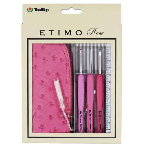 Tulip Etimo Rose Cushion Grip Crochet Hook 3 Piece Set