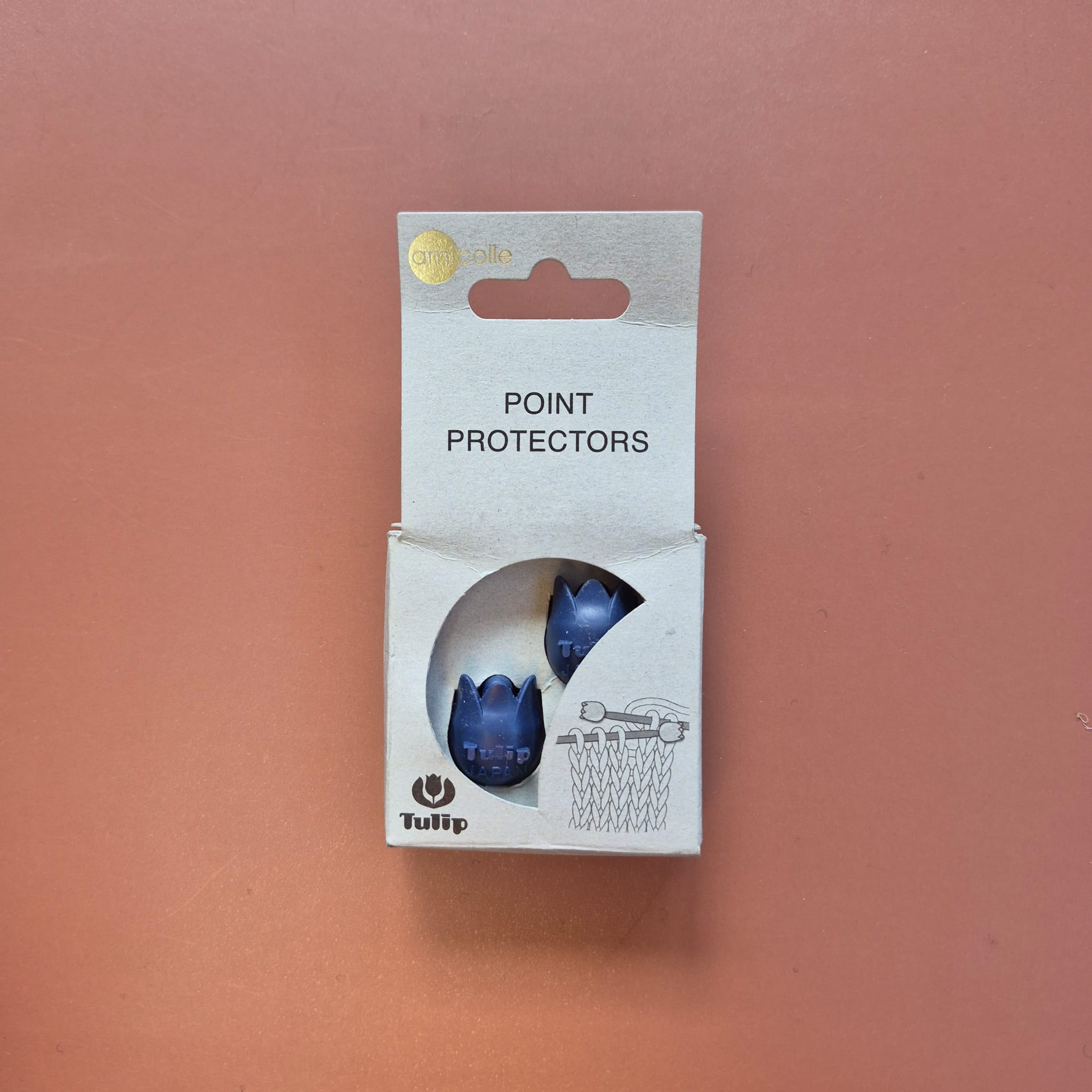 Slightly Damaged Tulip Shaped Needle Protectors 2 Pack (Navy) - Image 1
