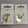 Slightly Damaged Tulip Heart Stitch Markers (M/M/L and S/M/L) - Thumbnail Image 3