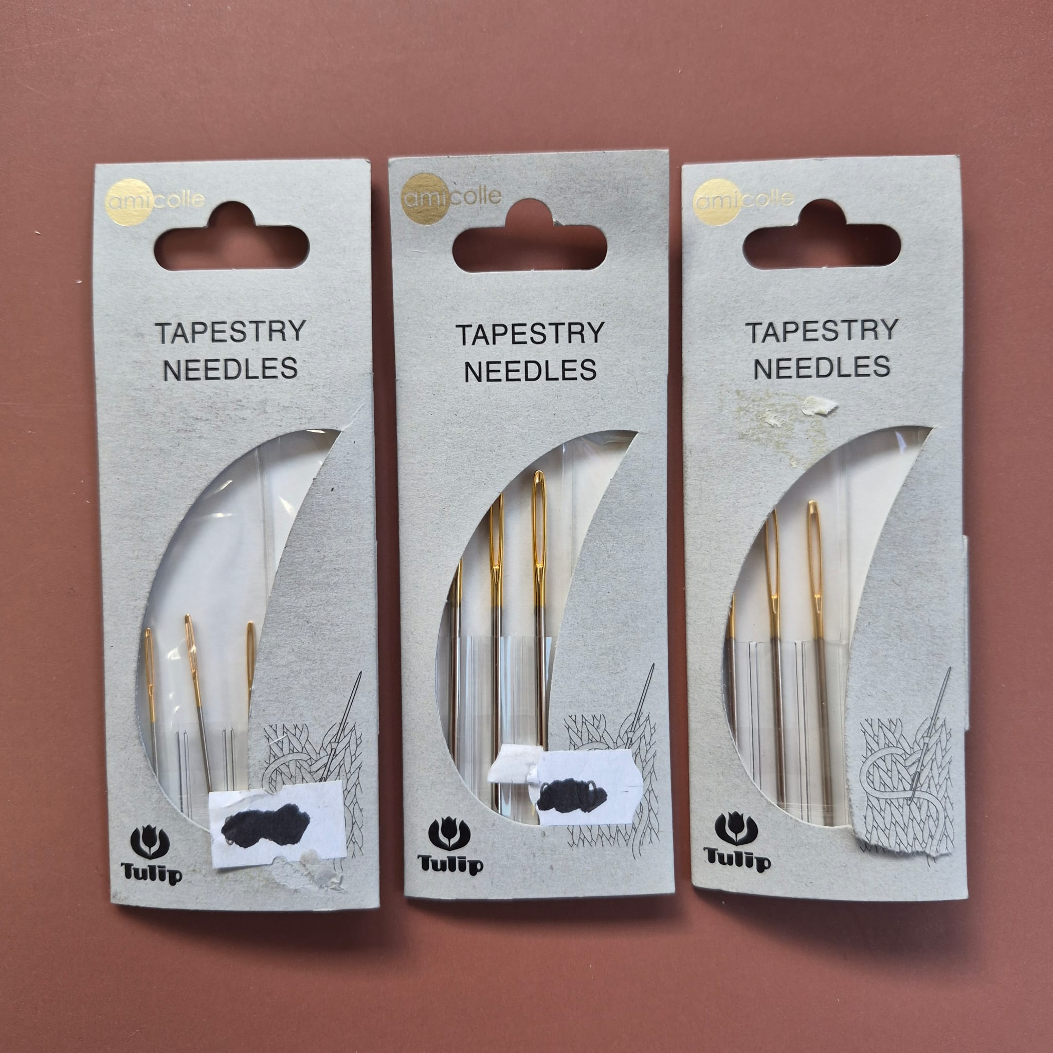 Slightly Damaged Tulip Tapestry Needles (No 14,15,23) - Image 1